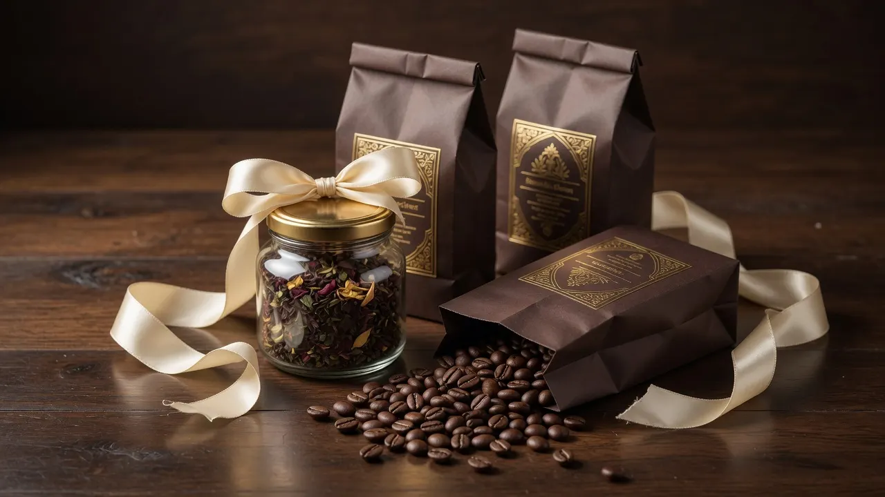 Fazhax specialty tea and coffee gift arrangement